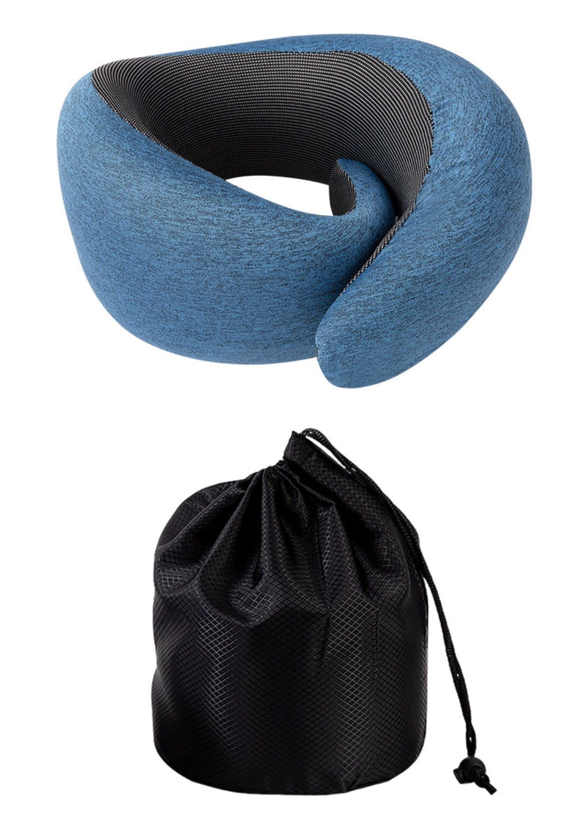 U-shape Pillow Memory Foam Neck Protection Business Travel Storage Portable