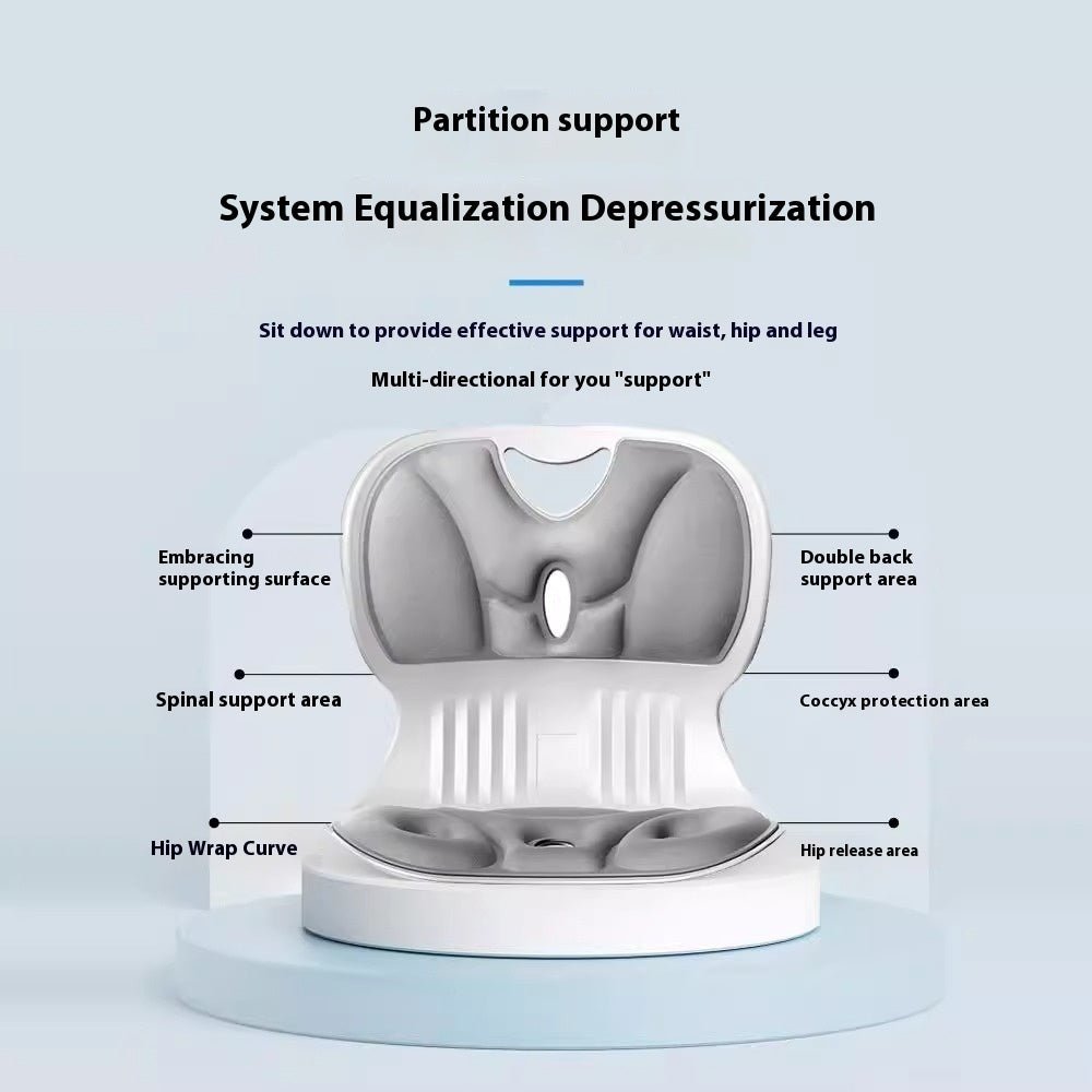 Ergonomic Waist Support Seat Cushion for Chair & Office Comfort